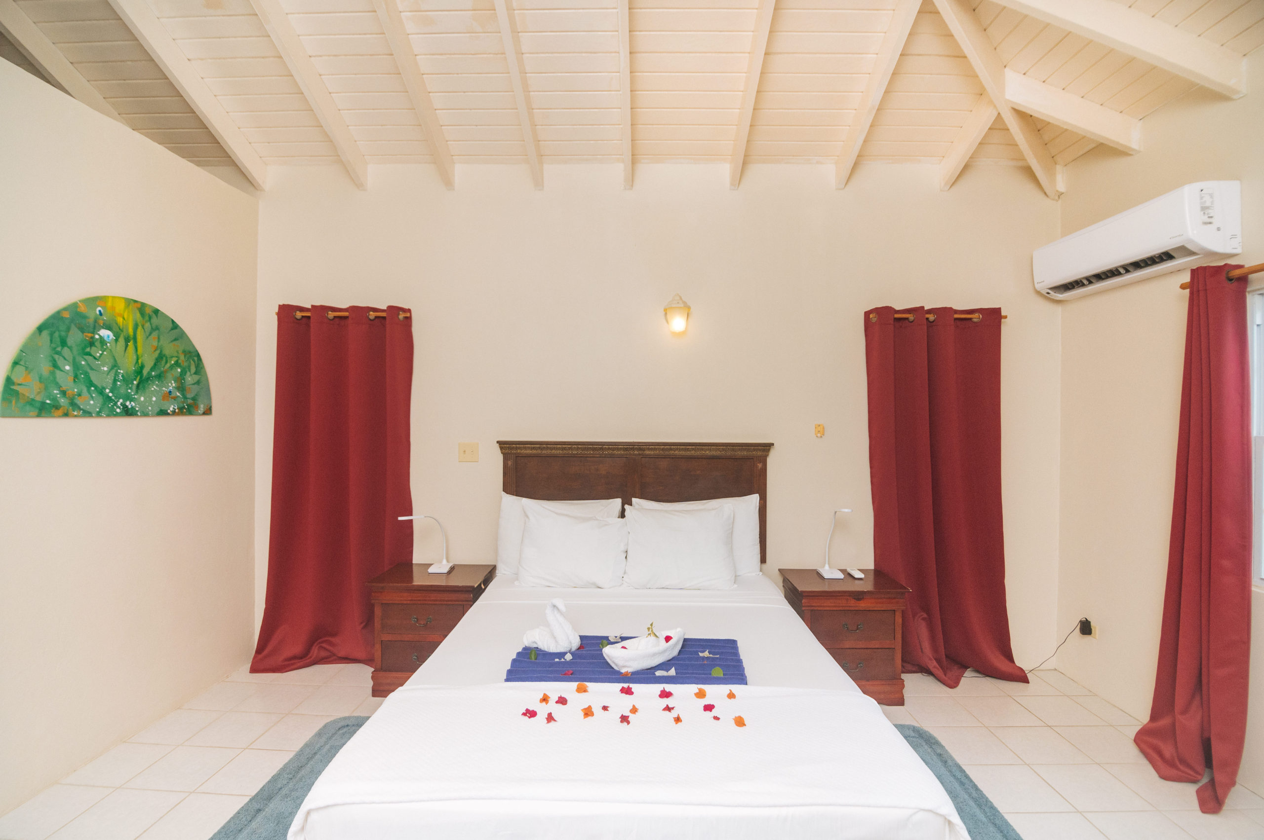 Luxurious Bedroom with a View: Neemviewanu Luxury Guest House's Exquisite Ambiance